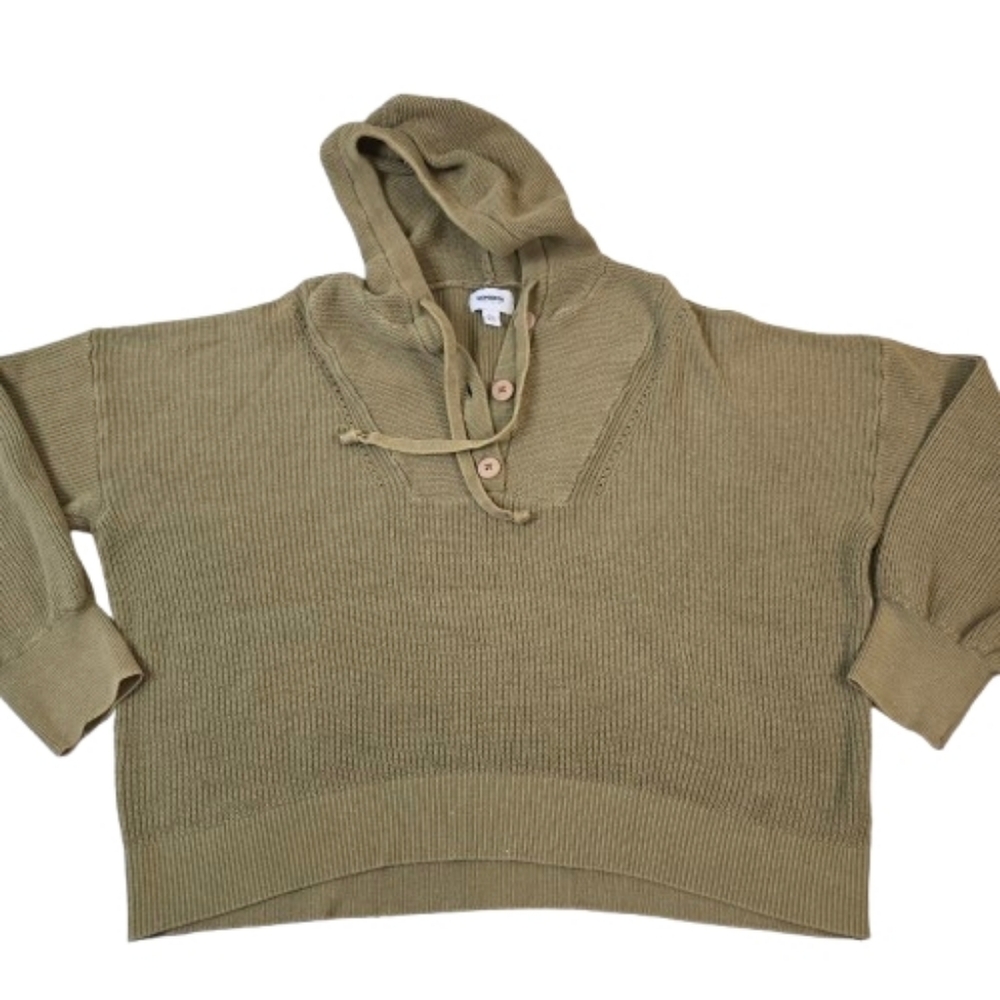 Sonoma Cropped Hoodie Sweater Olive XXL
